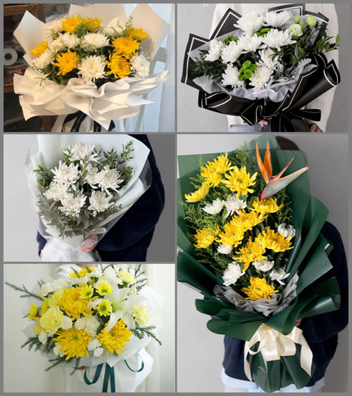 贵州毕节市赫章县财神镇中坝村白事花束代送